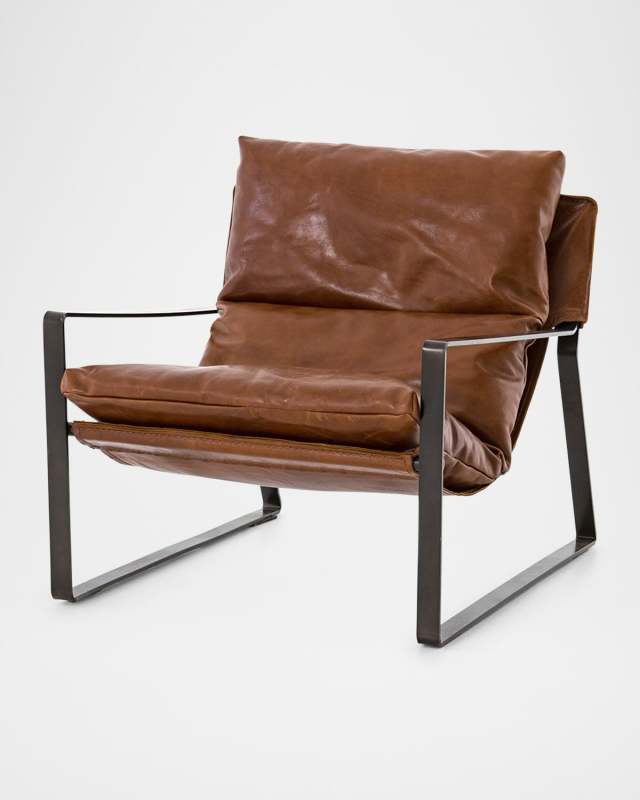 Emmett Leather Accent Chair